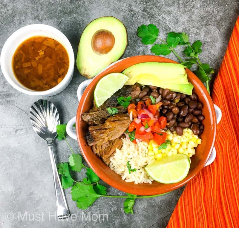 pork carnitas bowl