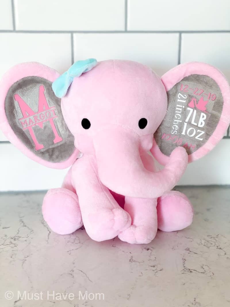 Cricut Birth Announcement Elephant With Free Design Space Cut File Must Have Mom