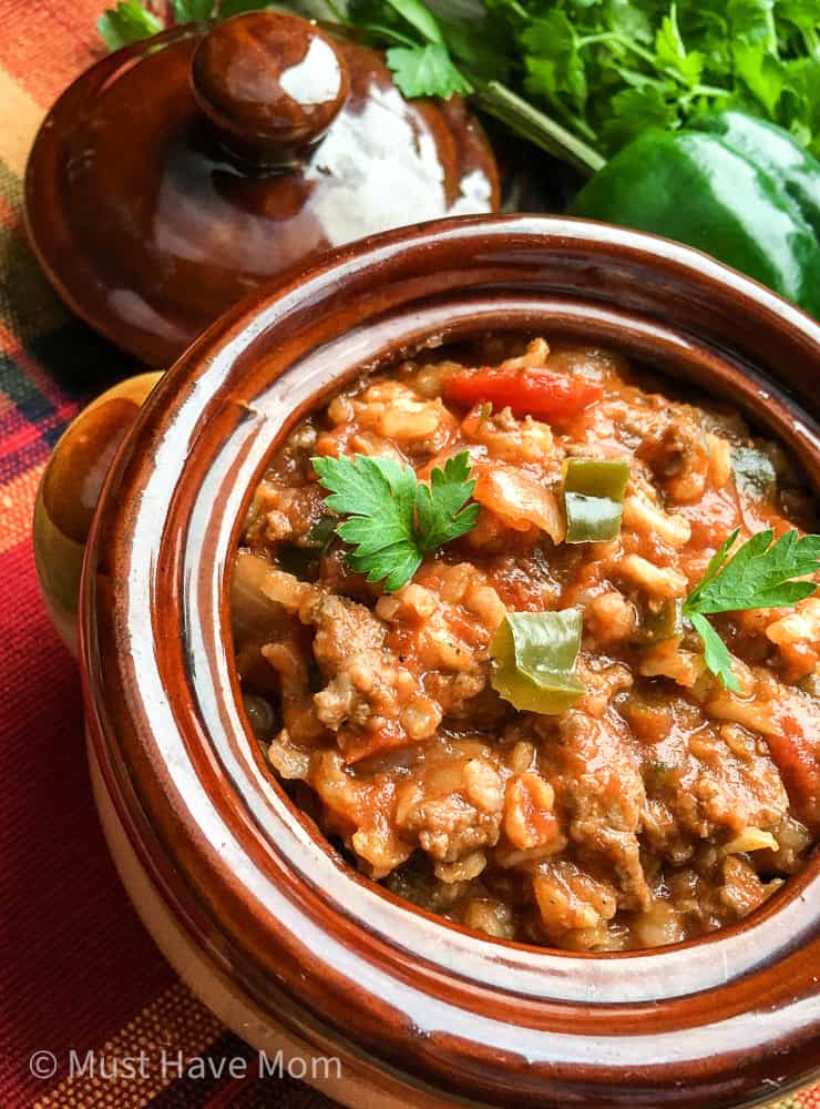 Instant Pot stuffed pepper soup