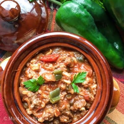 easy stuffed pepper soup recipe