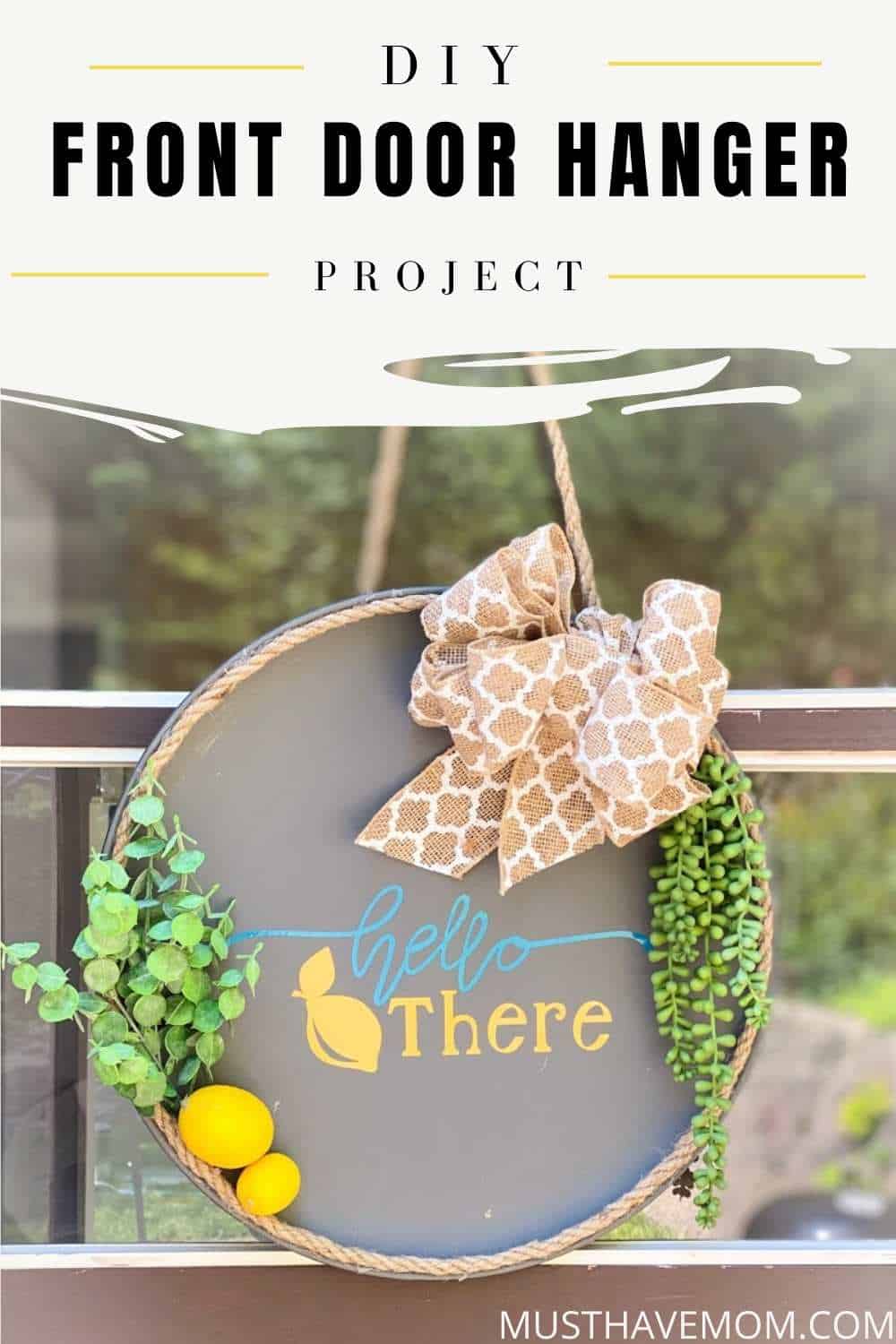 door hanger DIY - Must Have Mom