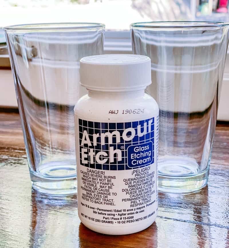 Glass Etching Cream by Armour Etch: 22 oz Bottle + How to Etch