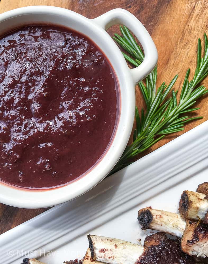 Homemade Dark Cherry BBQ Sauce