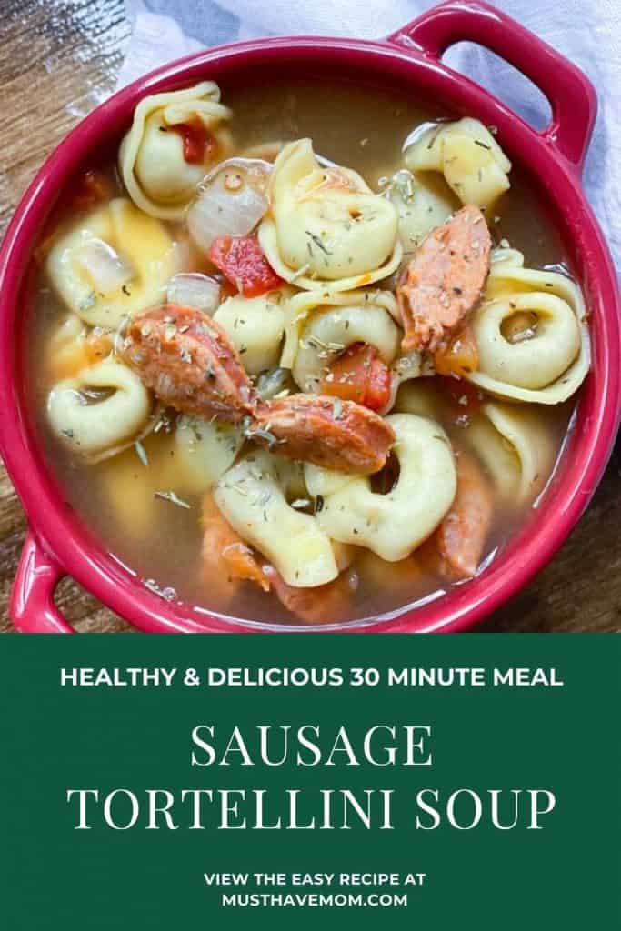 sausage soup with tortellini