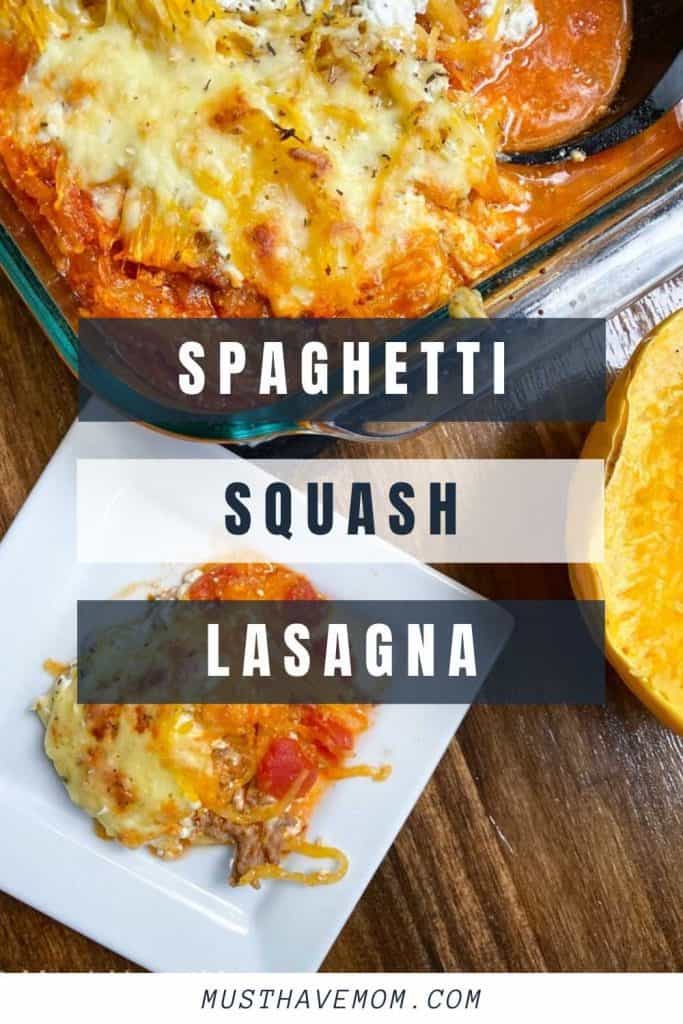 how to make spaghetti squash lasagna