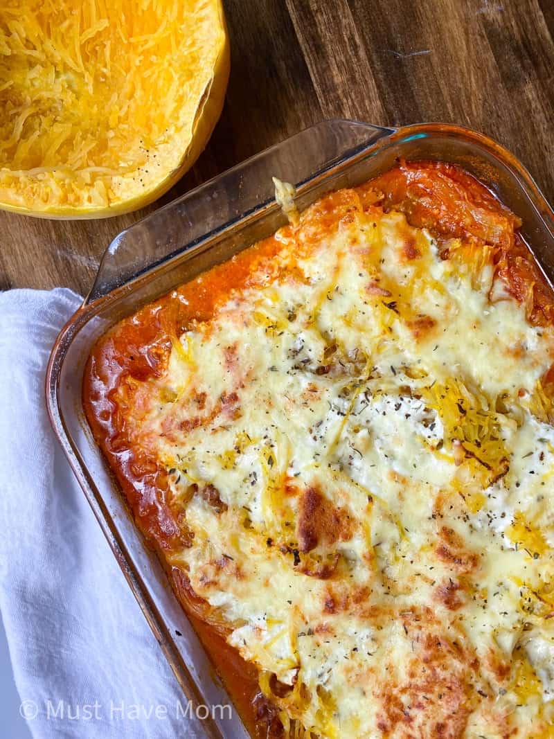 spaghetti squash lasagna