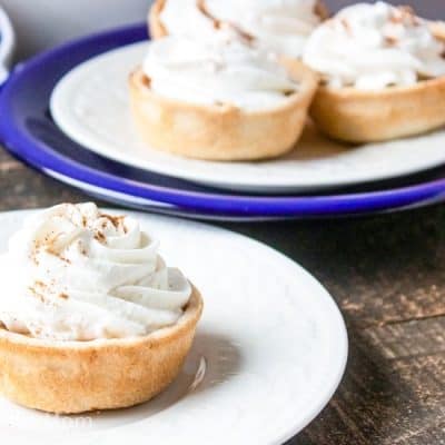 pumpkin pie tartlets