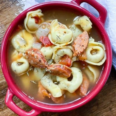 sausage tortellini soup