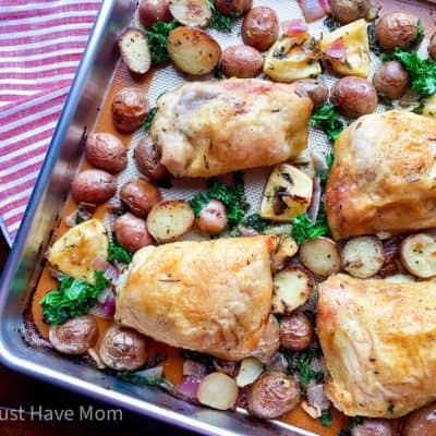 baked chicken sheet pan dinner