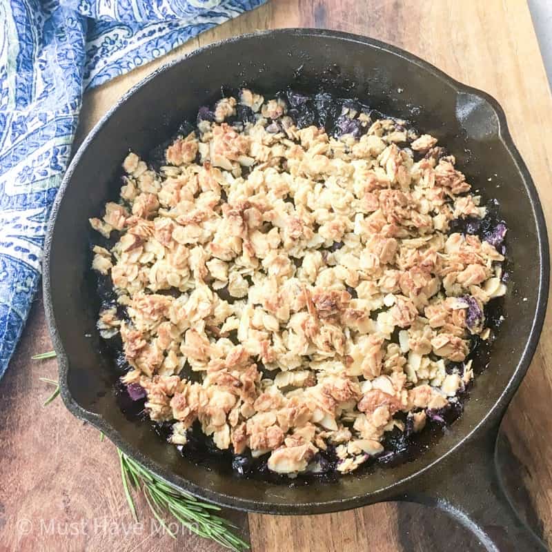 blueberry crisp easy