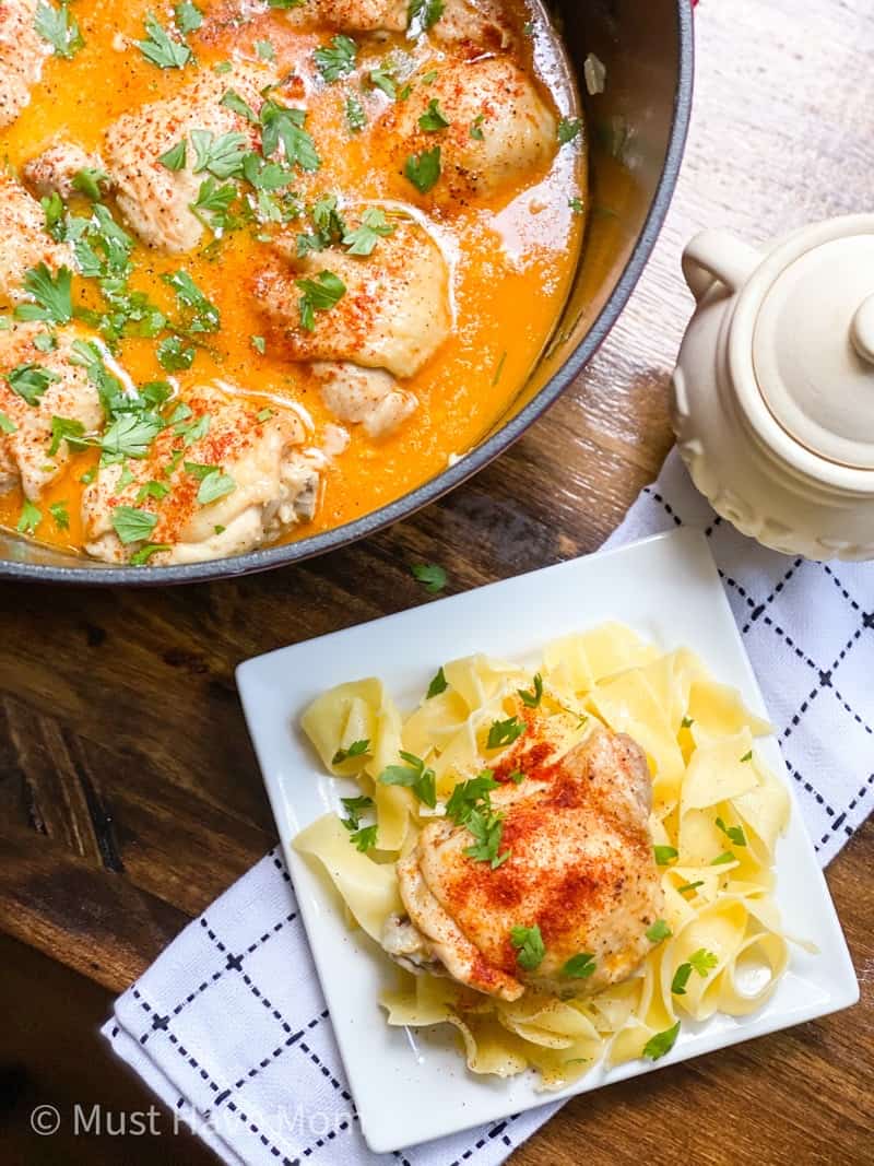 Hungarian Chicken Paprikash - Must Have Mom