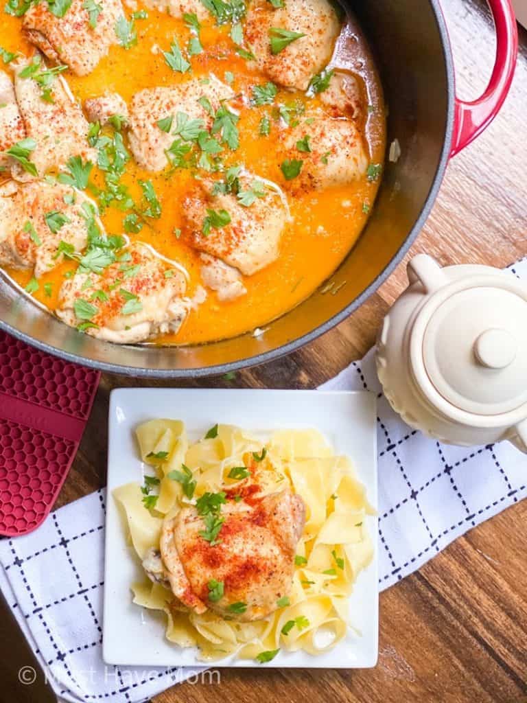 Hungarian Chicken Paprikash Must Have Mom