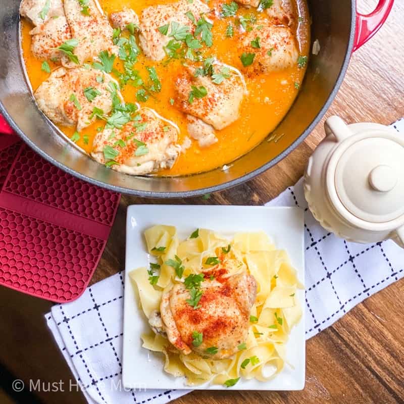 Hungarian Chicken Paprikash Must Have Mom