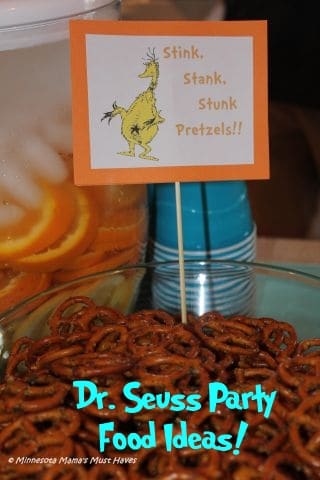 Dr Seuss party food ideas