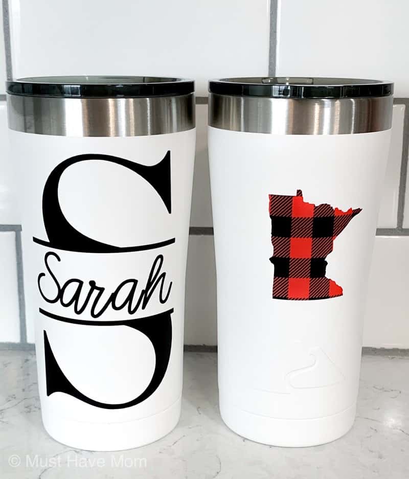 Cricut stainless steel tumbler diy