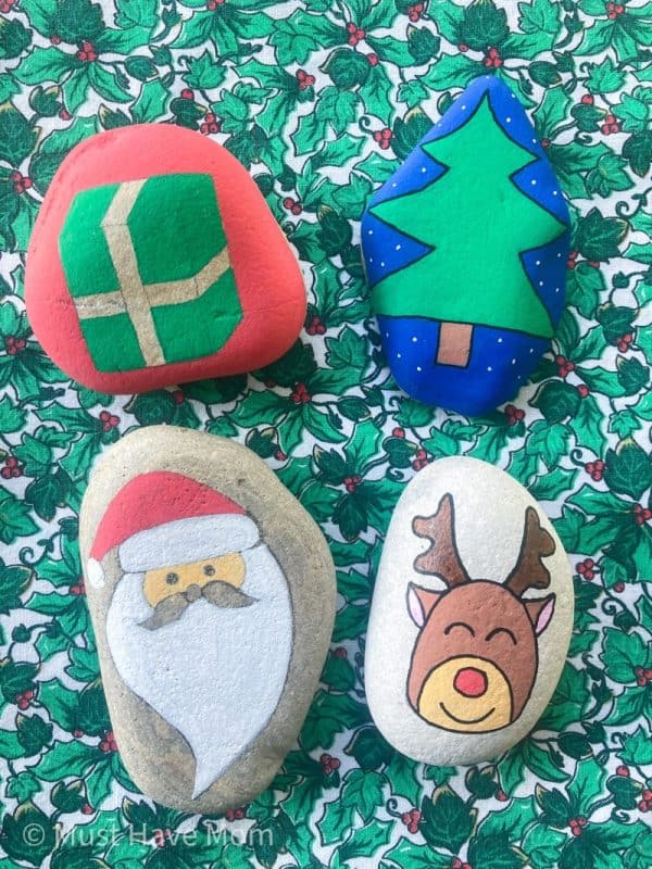 Christmas Rock Painting Ideas - Must Have Mom