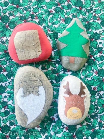 Christmas Rock Painting Ideas - Must Have Mom