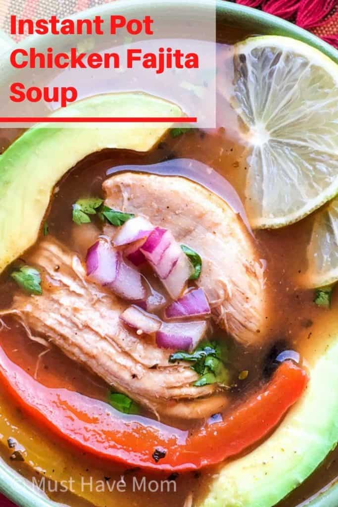 chicken fajita soup