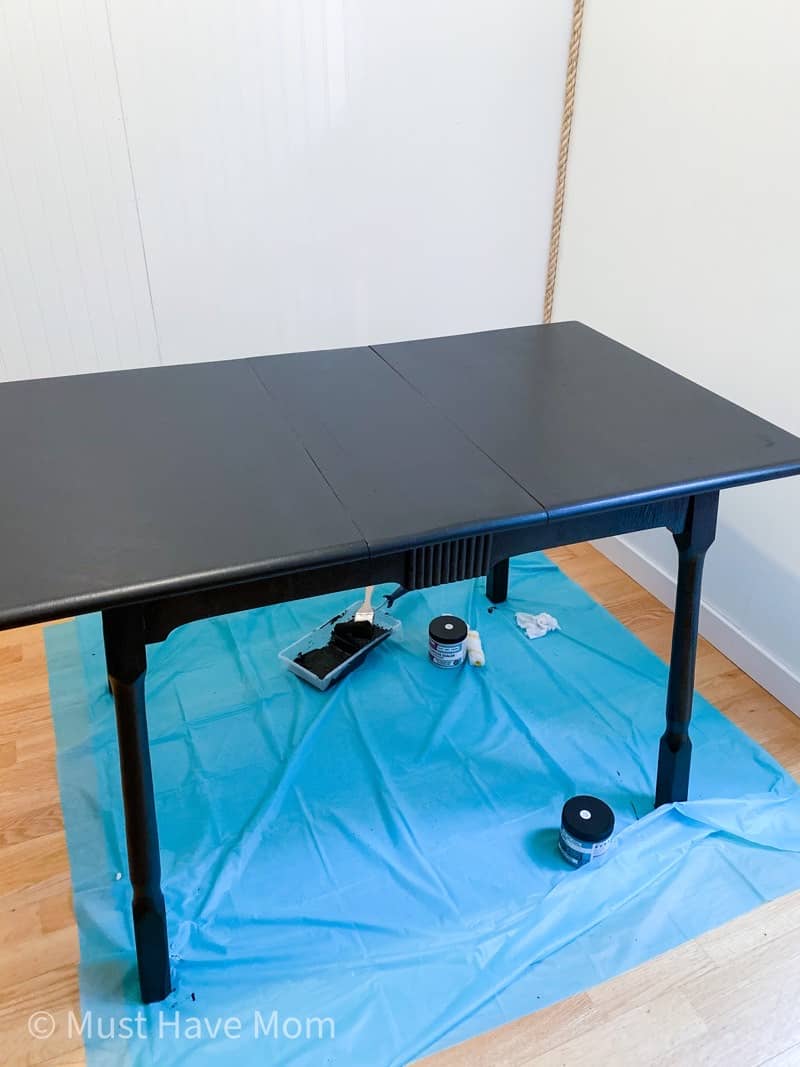 how to prep and paint a table