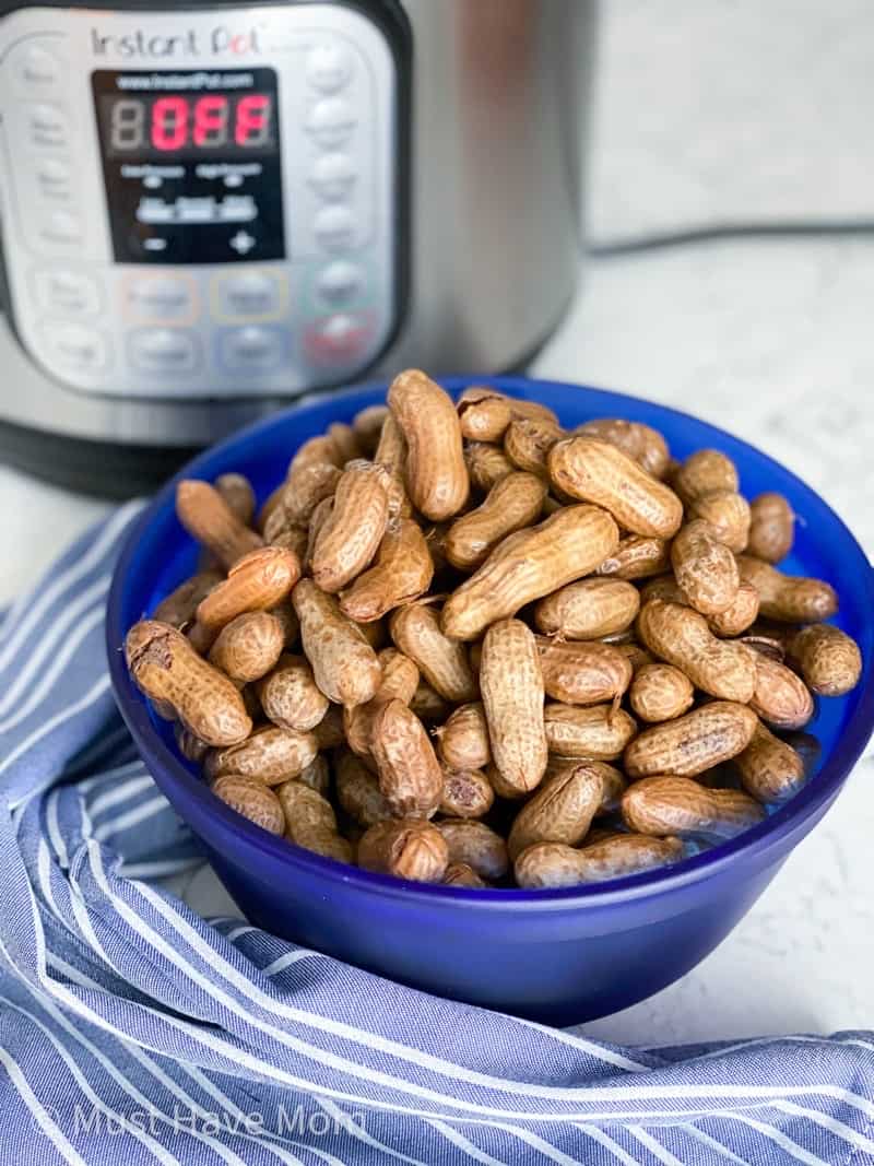 how to reheat boiled peanuts