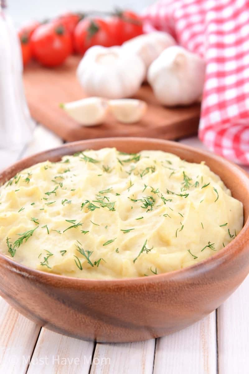 instant pot garlic mashed potatoes