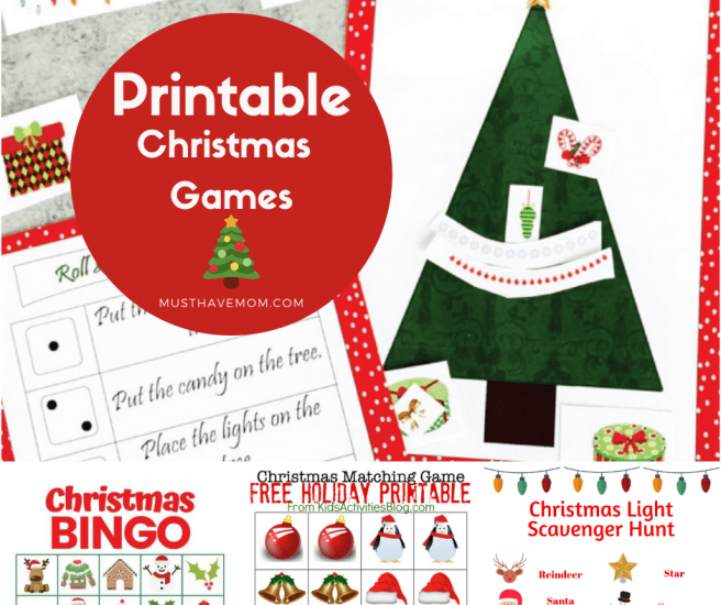 Free Printable Christmas Games - Must Have Mom