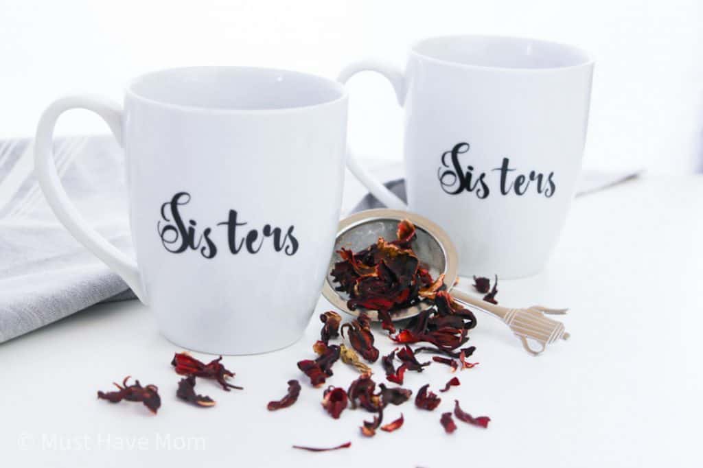 How to Make a Custom Mug with the Cricut Mug Press - Sisters, What!