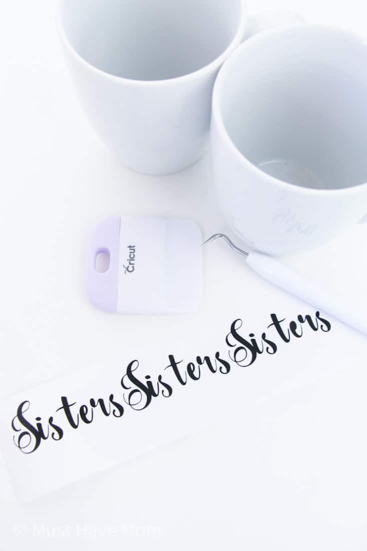 Awesome Sisters Mugs with the new Cricut Mug Press! – Sustain My Craft Habit