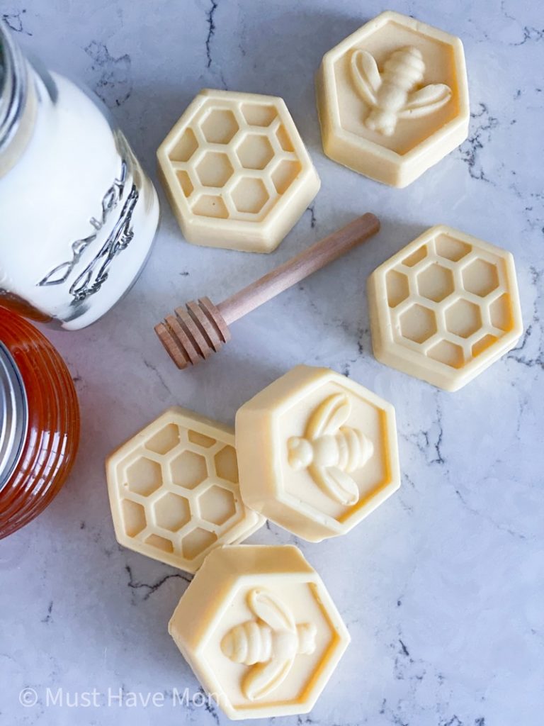 Homemade Soap Recipe - 10 Minute Bee Soaps! - Must Have Mom