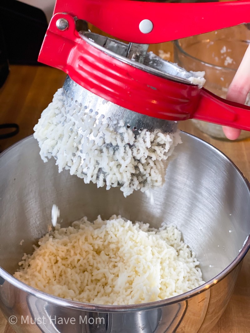 how to rice potatoes
