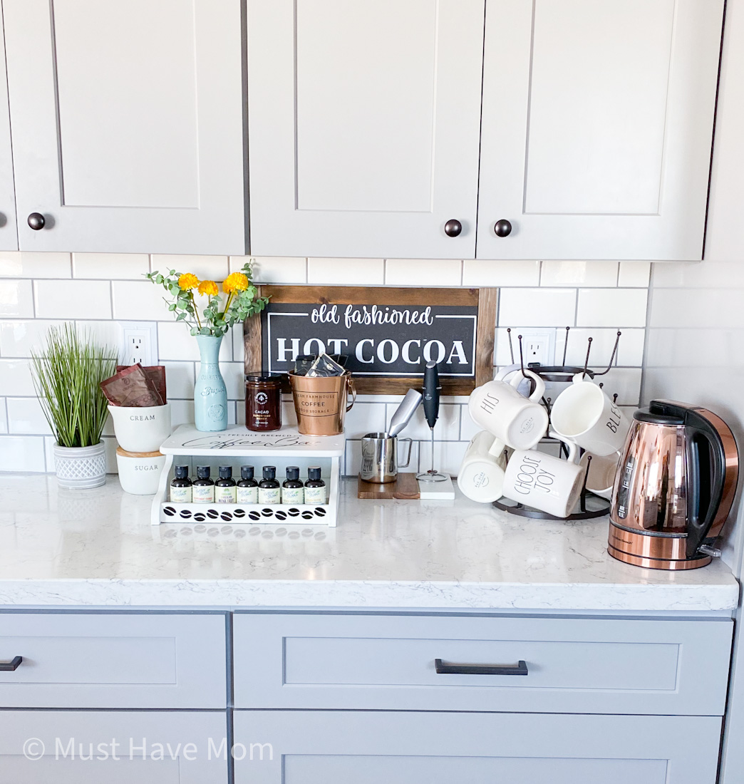 farmhouse coffee bar 