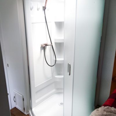 RV Shower Stall Upgrade