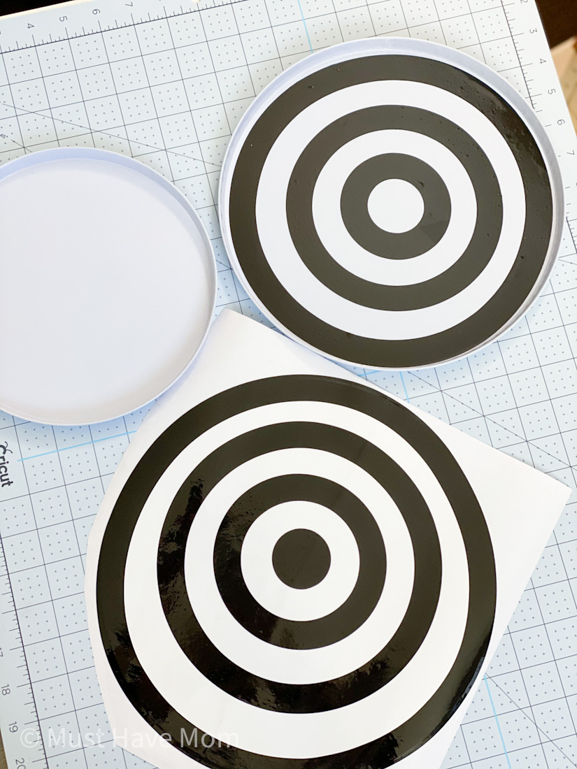 Cricut bullseye targets DIY