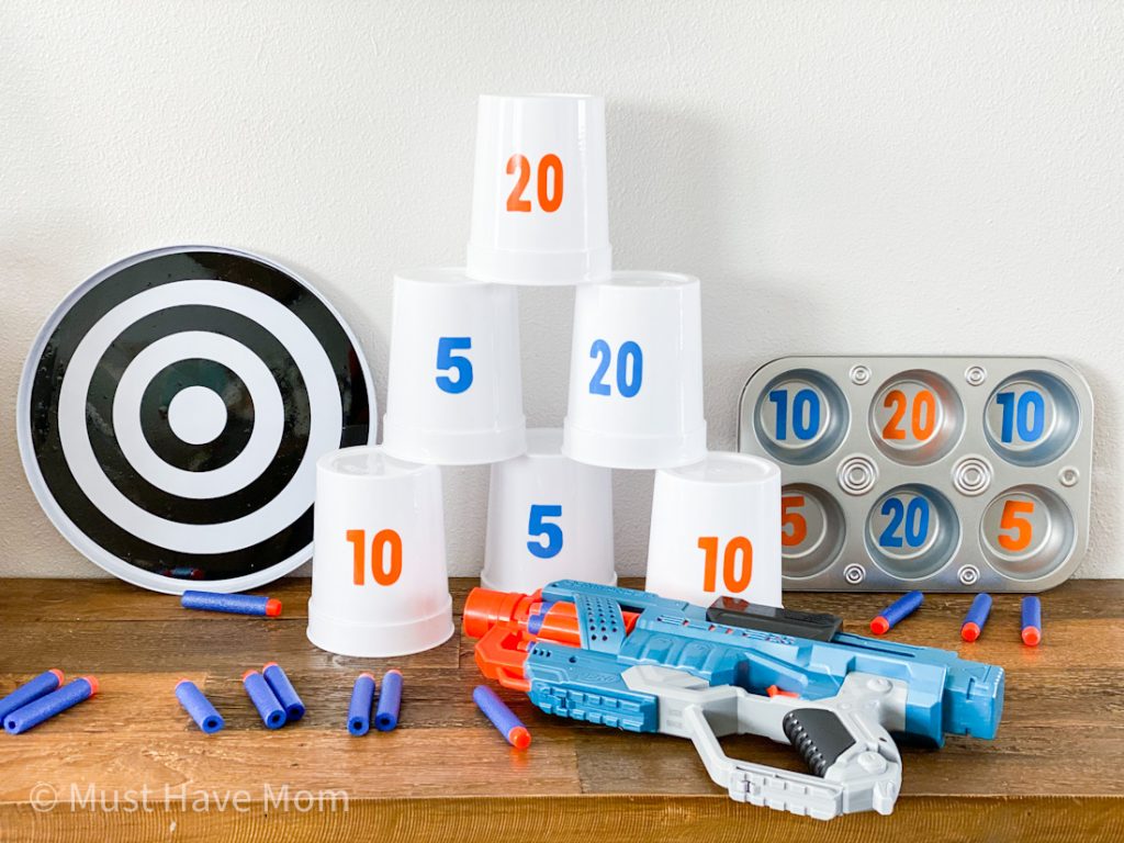 Nerf target hot sale ideas