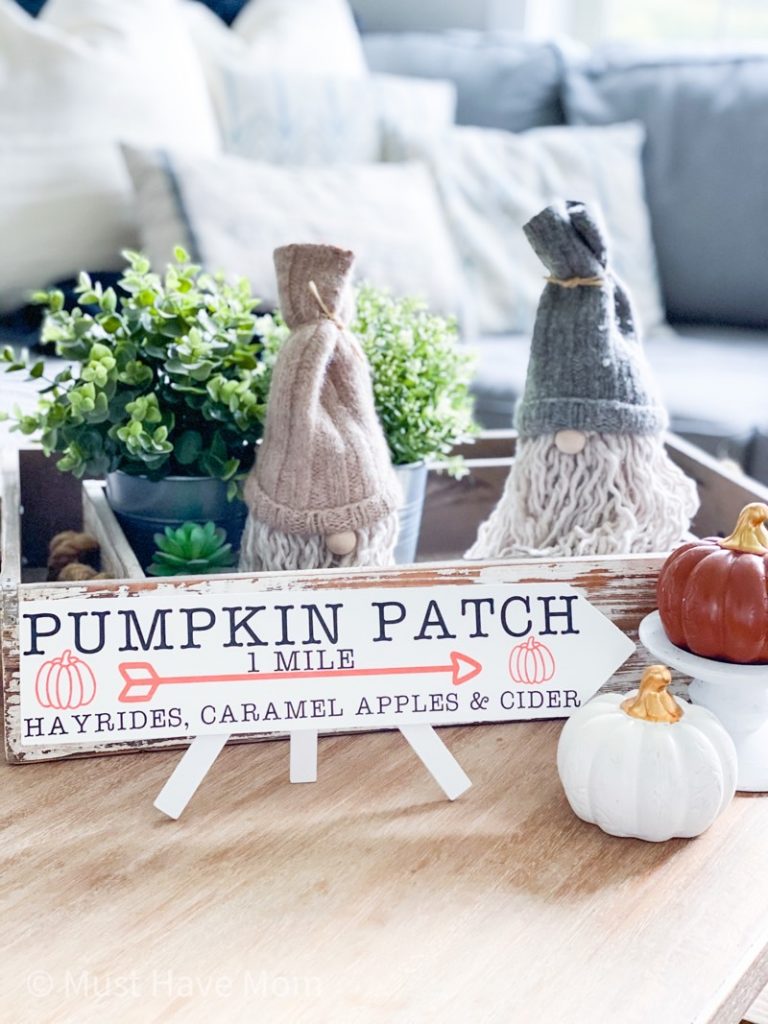 DIY dollar tree fall decor