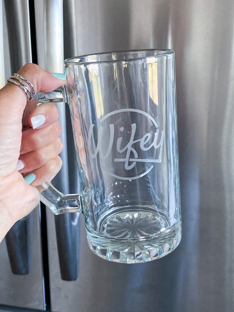 personalized beer mug
