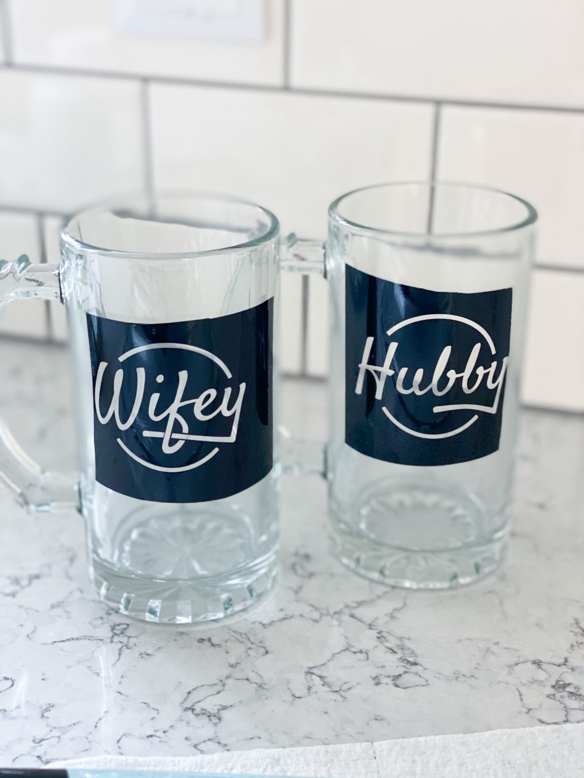 DIY Glass Etching Designs Wedding Gift Ideas - Must Have Mom