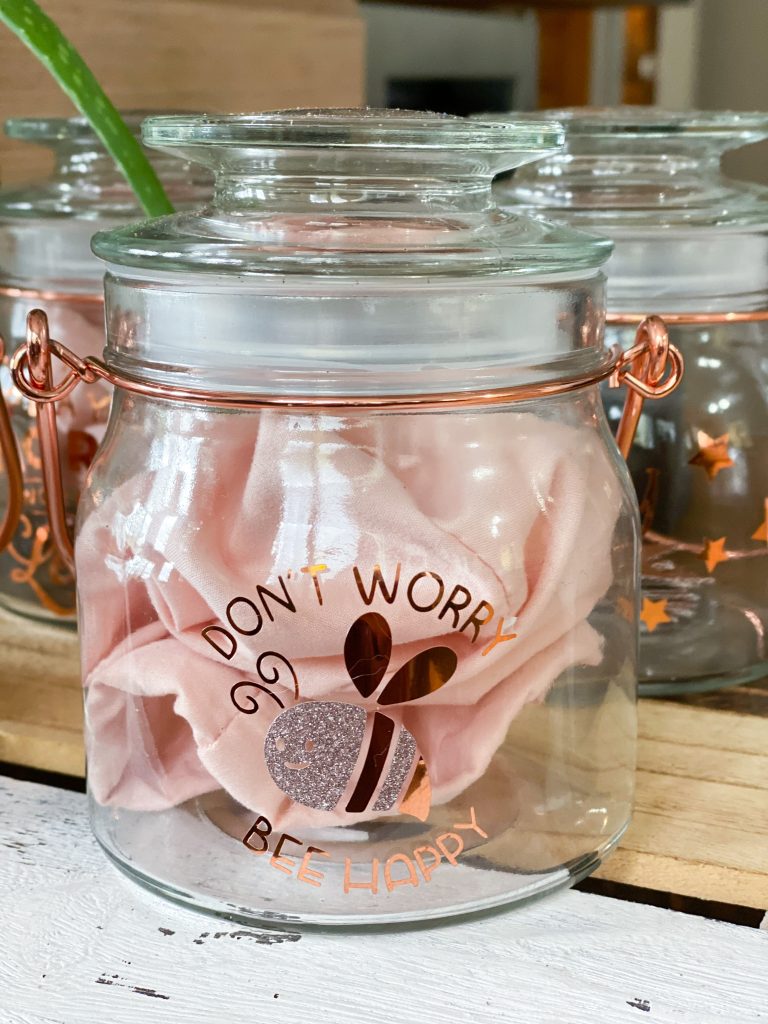 don't worry bee happy jar