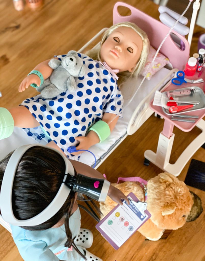 American girl hospital sales set