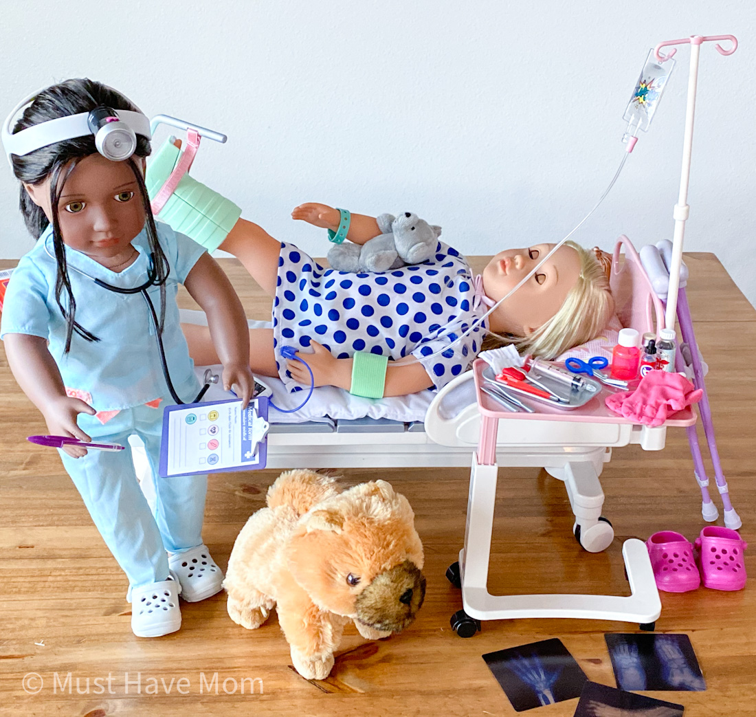 Encouraging imaginative play with Our Generation Dolls - Just A Mamma