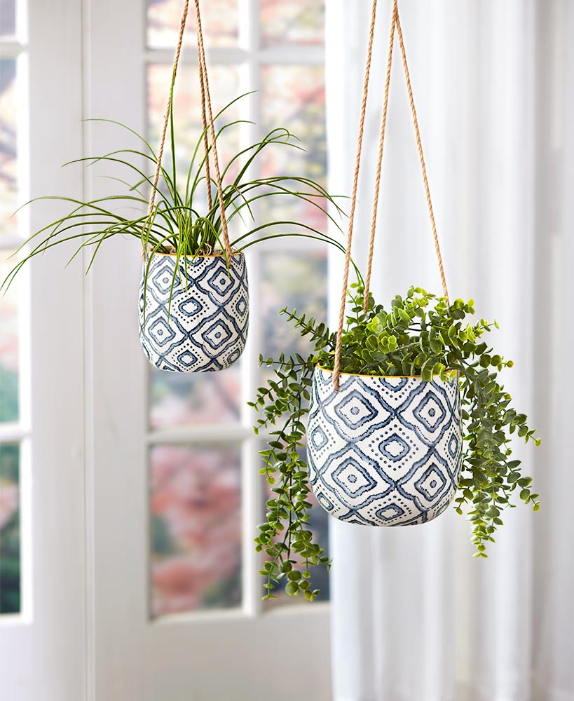 boho hanging planters