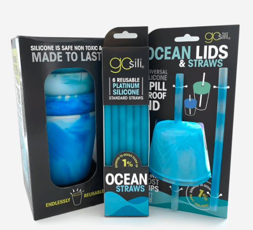 GoSili® Silicone Ocean Drinkware Gift Set