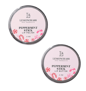 lemongrass spa lip butter and lip scrub