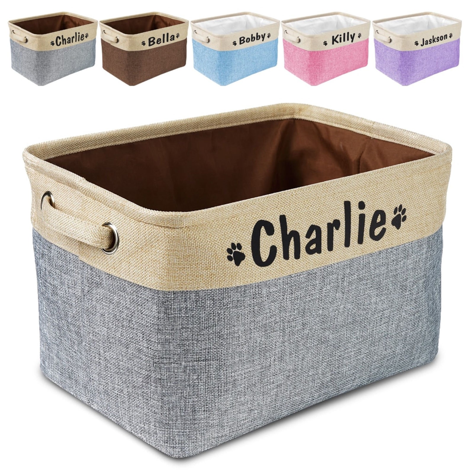 Dog Toy Box Personalized