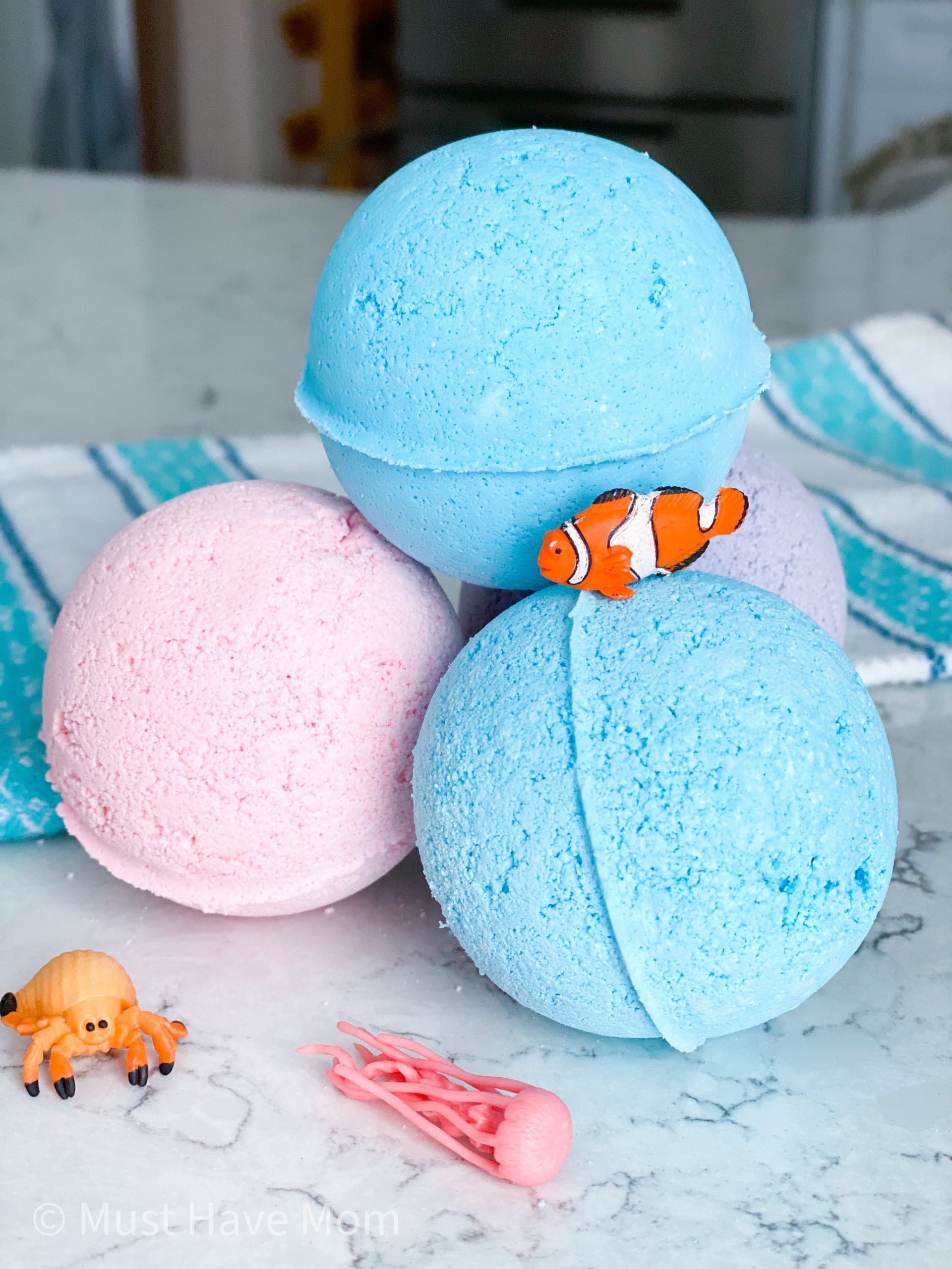 DIY Bath Bombs with Toy Inside - Must Have Mom