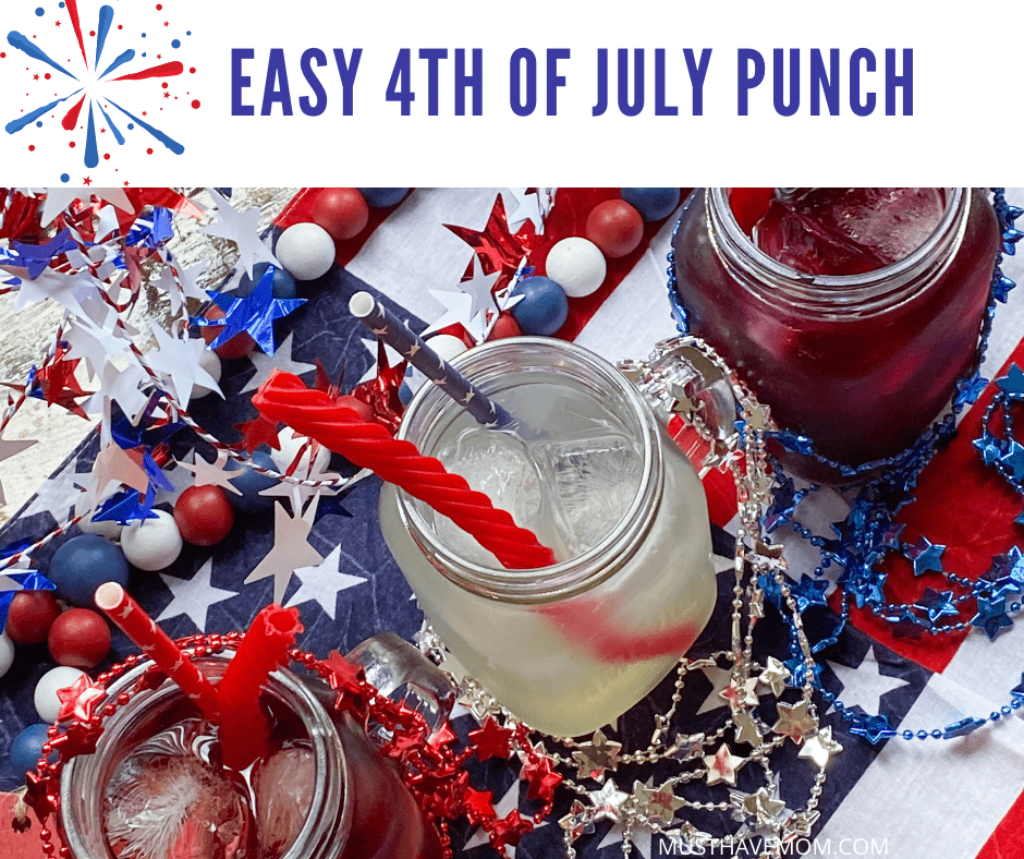 Easy 4th of July Punch