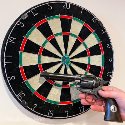 air gun dart board