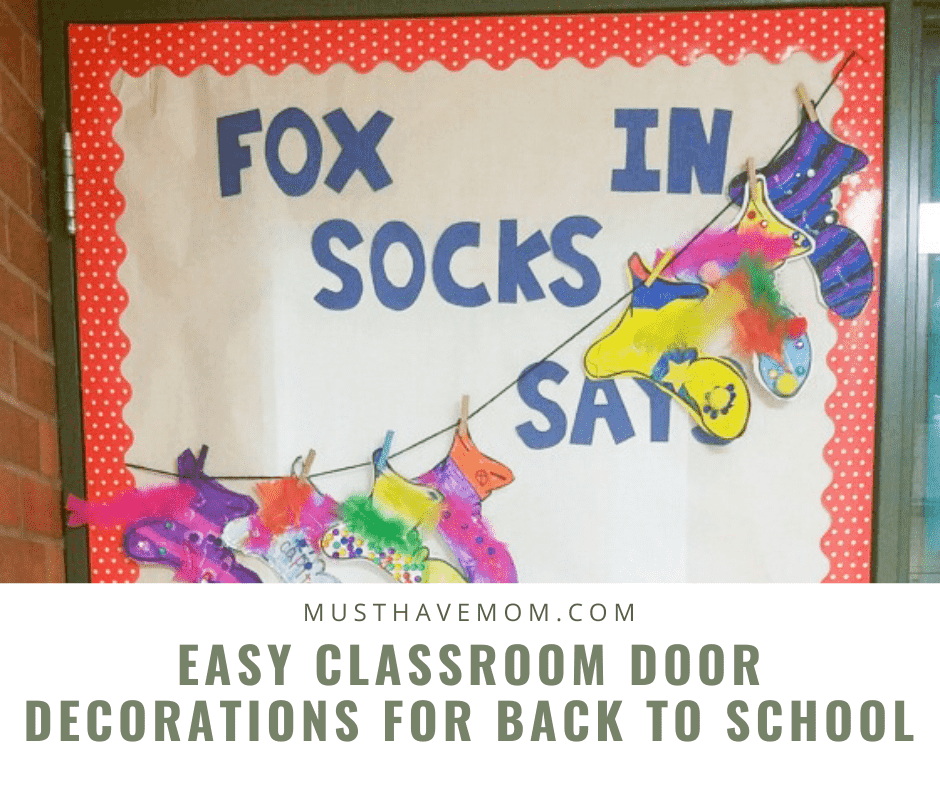 Easy Classroom Door Decorations for Back to School