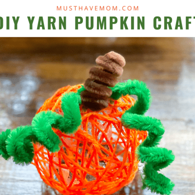 DIY Yarn Pumpkin Craft
