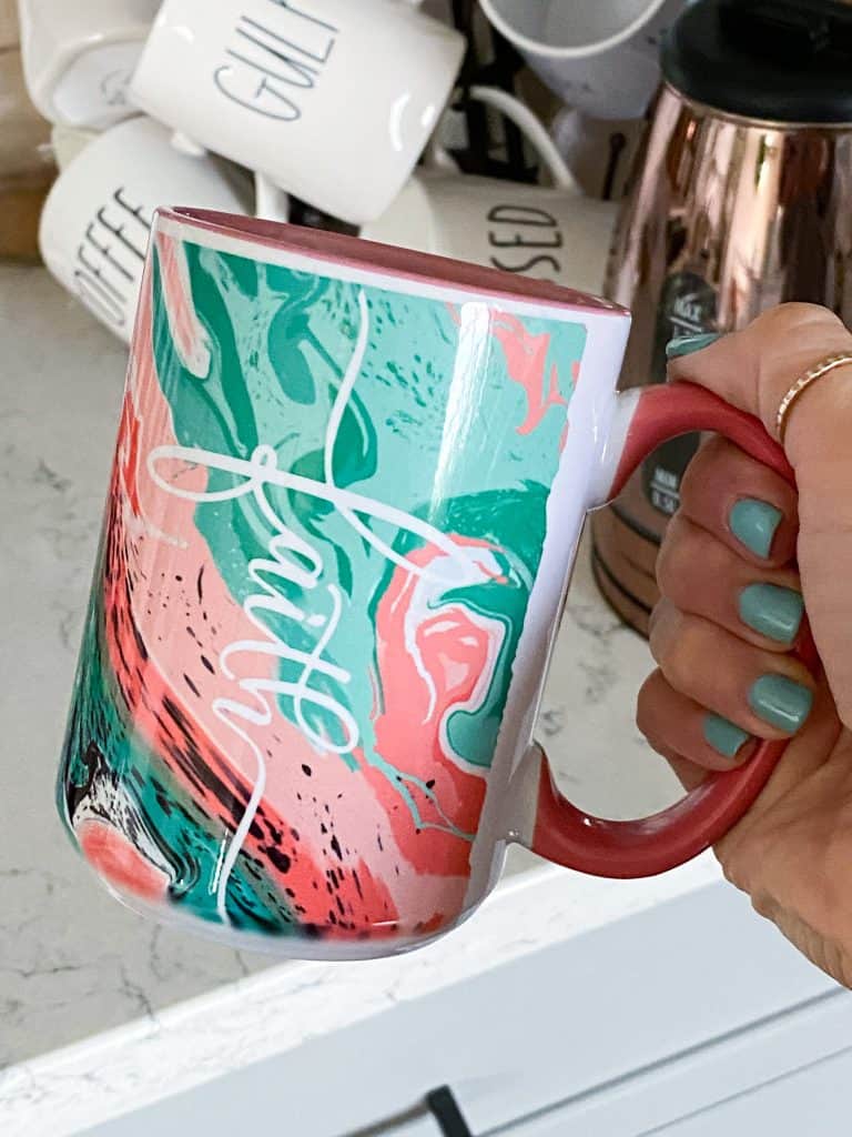 infusible ink mug diy